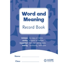 Word and Meaning Record Book - Pack of 10